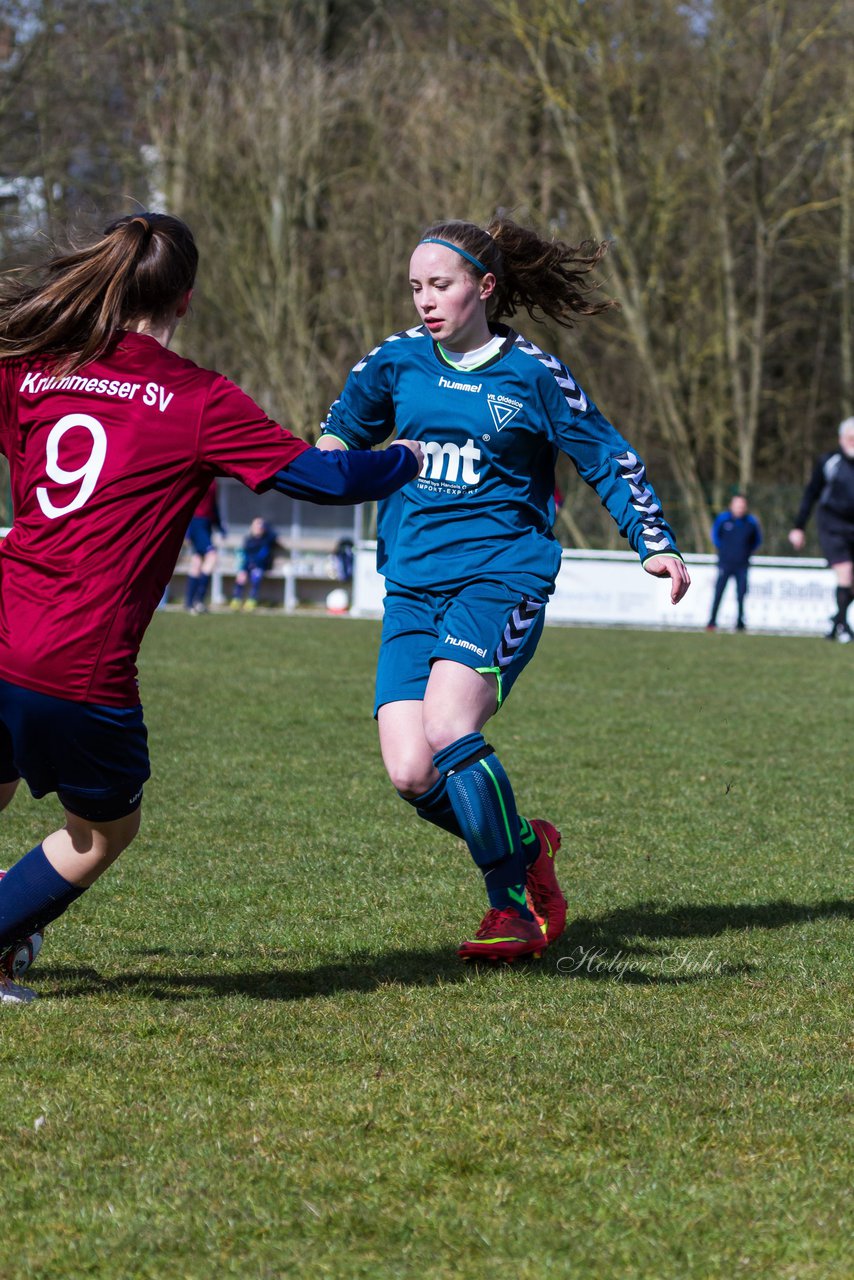 Bild 153 - B-Juniorinnen VfL Oldesloe - Krummesser SV _ Ergebnis: 4:0